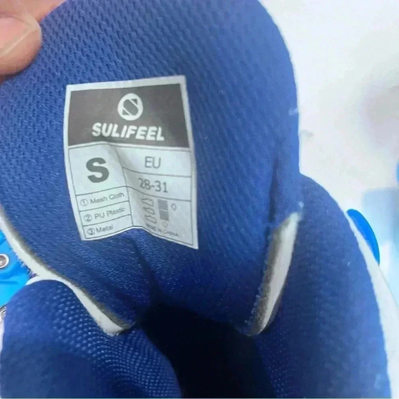 SULIFEEL Roller Skates Adjustable Light up Roller Skates Girls Sz S Eu 28-31 - Picture 5 of 6